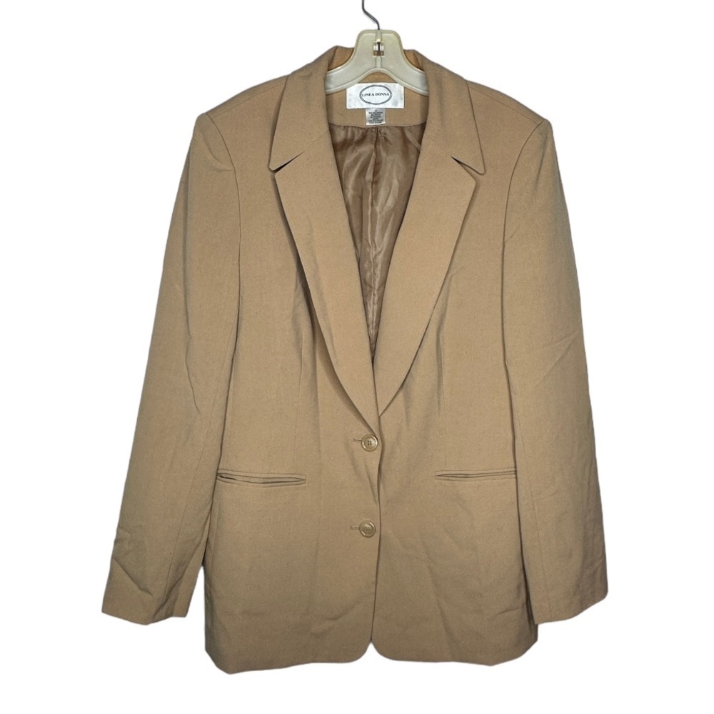 Vintage Linea Donna Tan Blazer